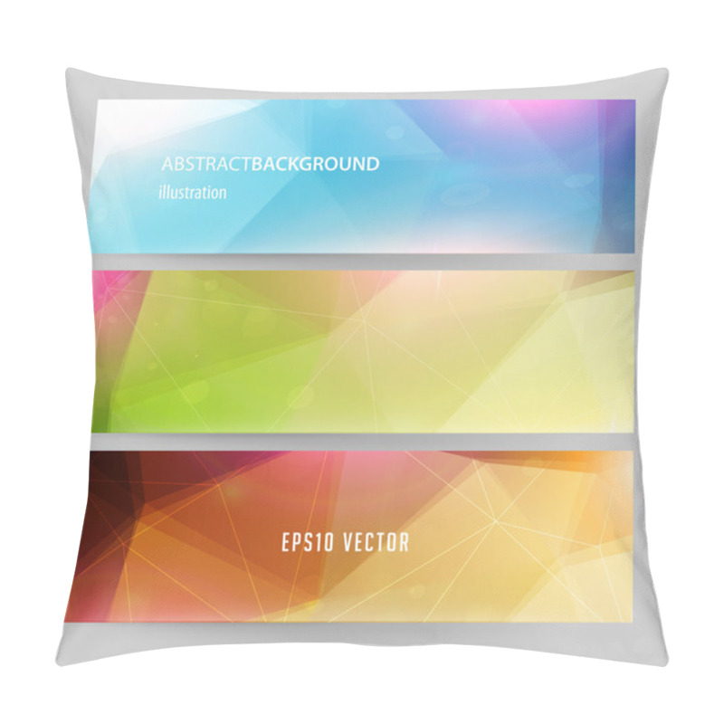 Personality  Banners For Business Modern Design Pillow Covers