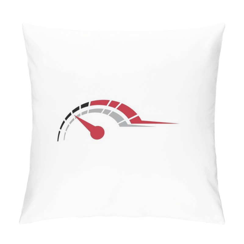 Personality  Speed Logo Template Vector Icon Design Pillow Covers