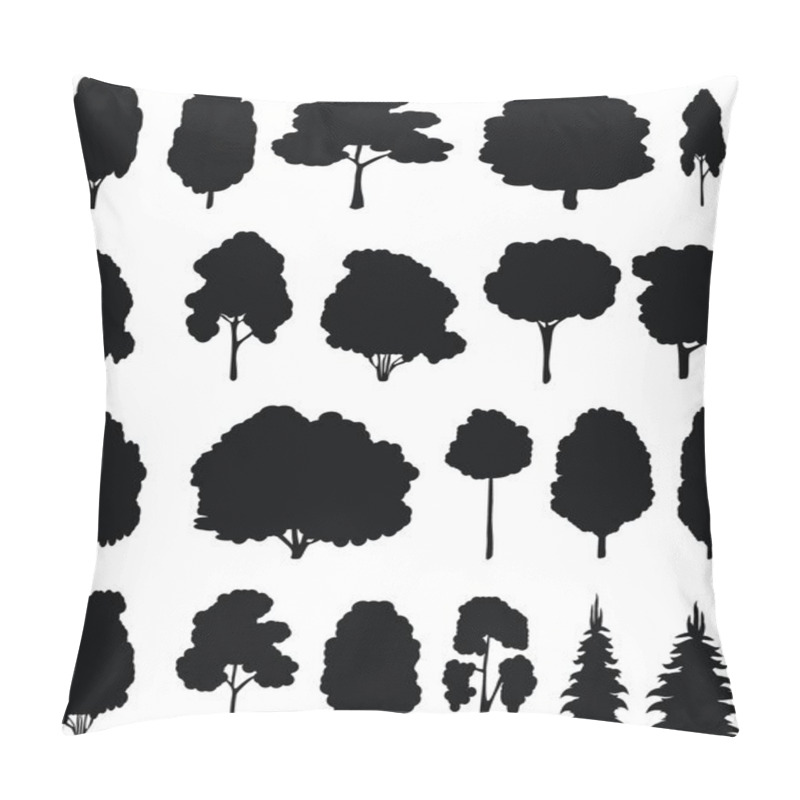 Personality  Trees. Vector Set. Pillow Covers