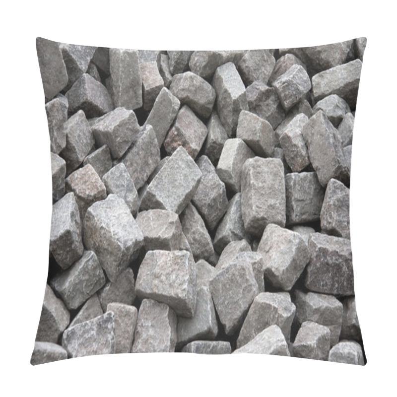 Personality  Heap Of Grey Blocks For Paving Pillow Covers