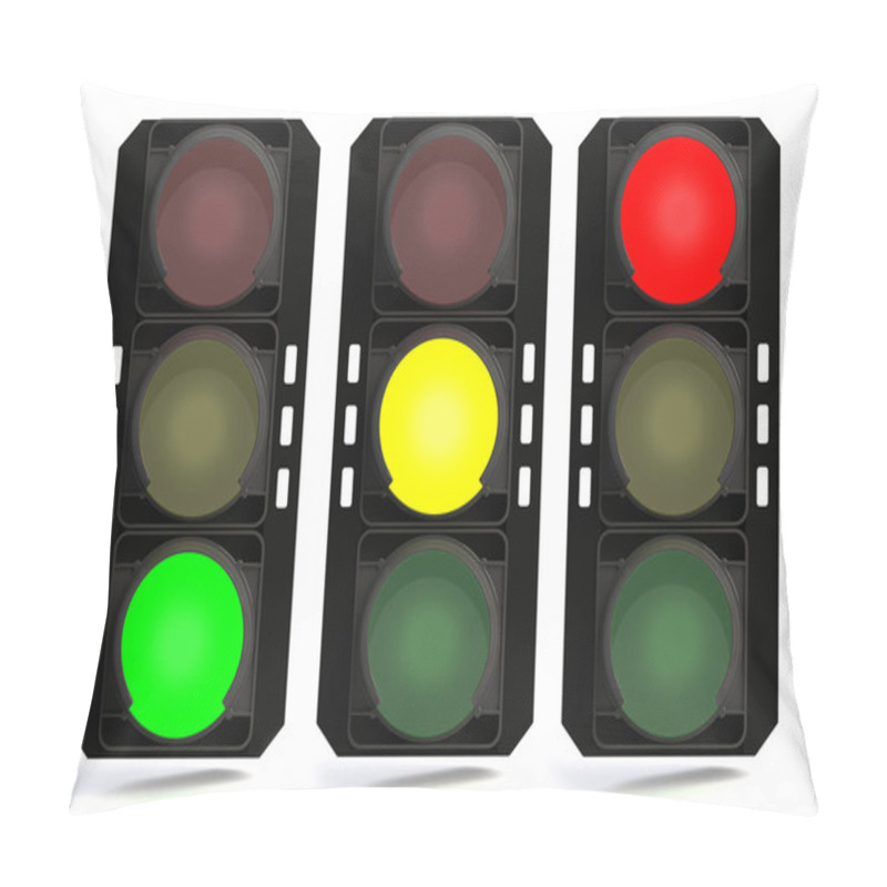 Personality  Traffic Lights Set Pillow Covers