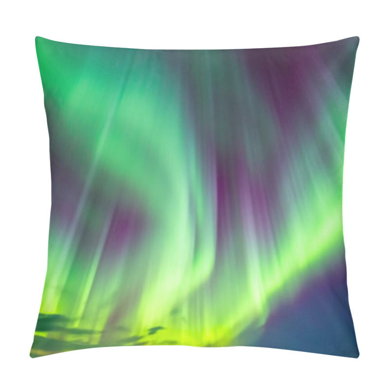 Personality  Northern Lights Aurora.  Aurora Borealis. A Wonderful Night With Northern Lights In Iceland. Icelandic Spiral Northern Lights. Pillow Covers