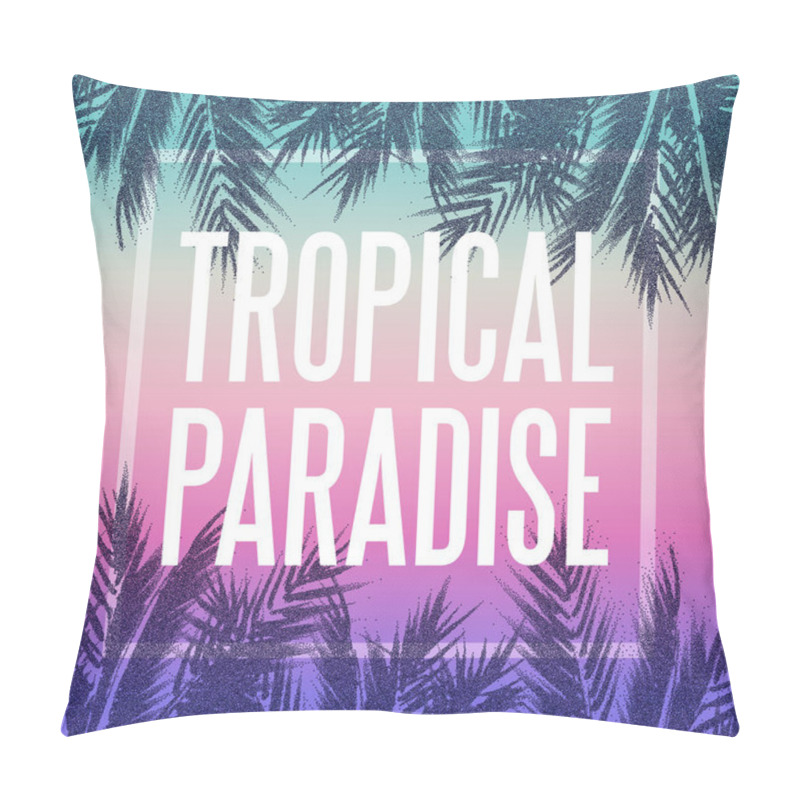 Personality  Tropical Paradise Background Pillow Covers