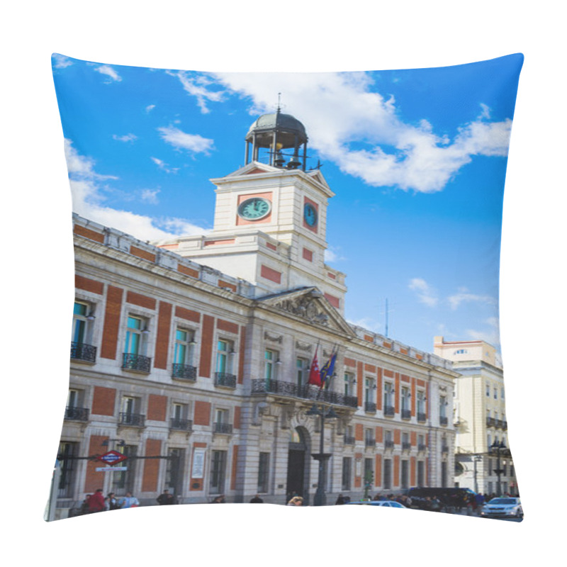 Personality  Architecture Of Madrid, Spain Pillow Covers