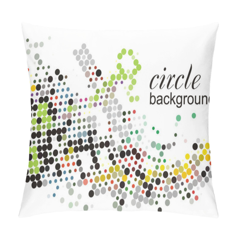 Personality  Halftone Circle Pillow Covers