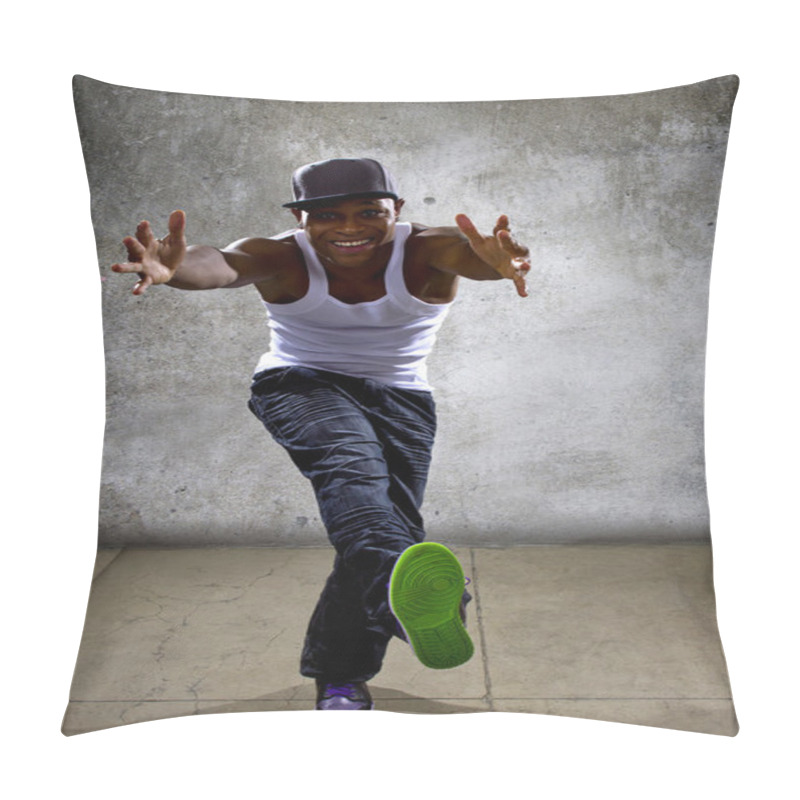 Personality  Man Posing Hip Hop Dance Pillow Covers