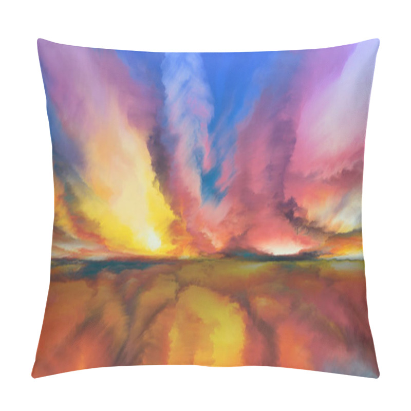 Personality  Advance Of Abstract Landscape Pillow Covers