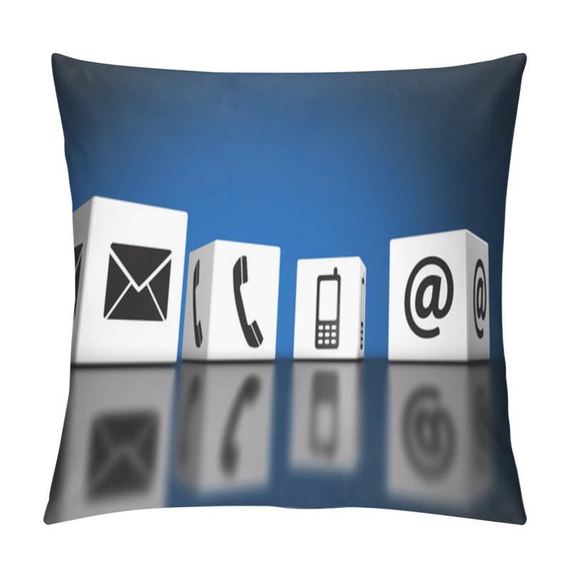 Personality  Web Contact Us Concept Pillow Covers