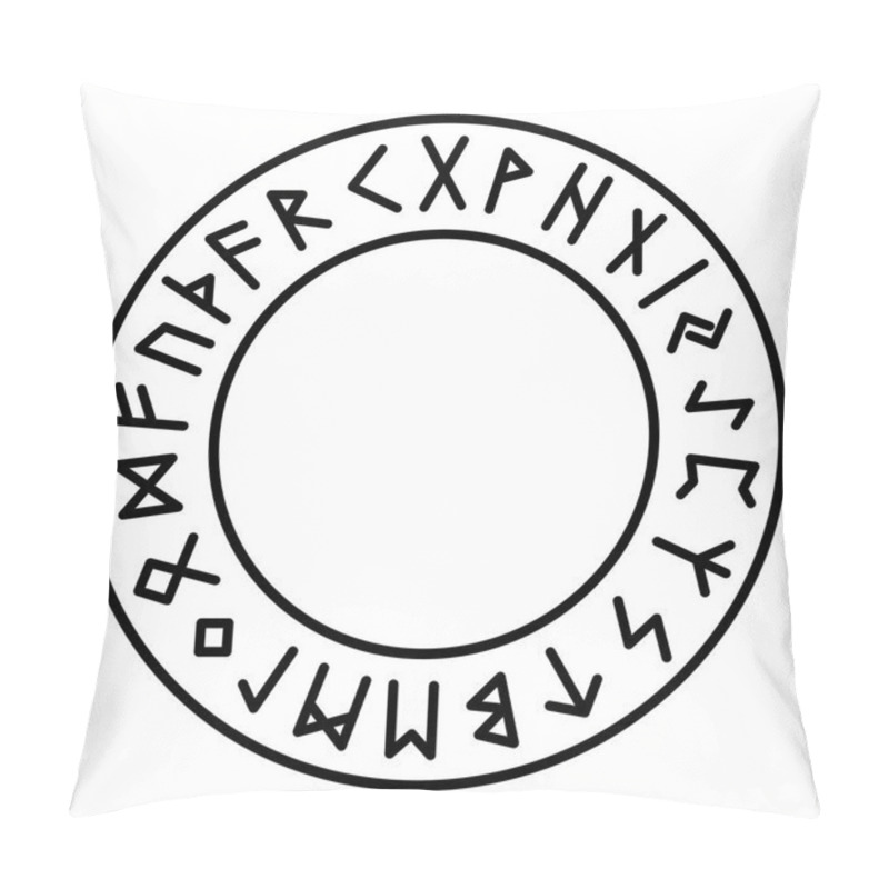 Personality  Pagan Heathen Runen Symbol Pillow Covers