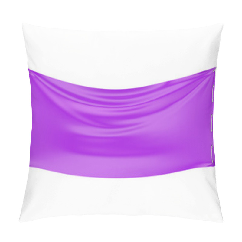 Personality  Empty Purple Banner Pillow Covers