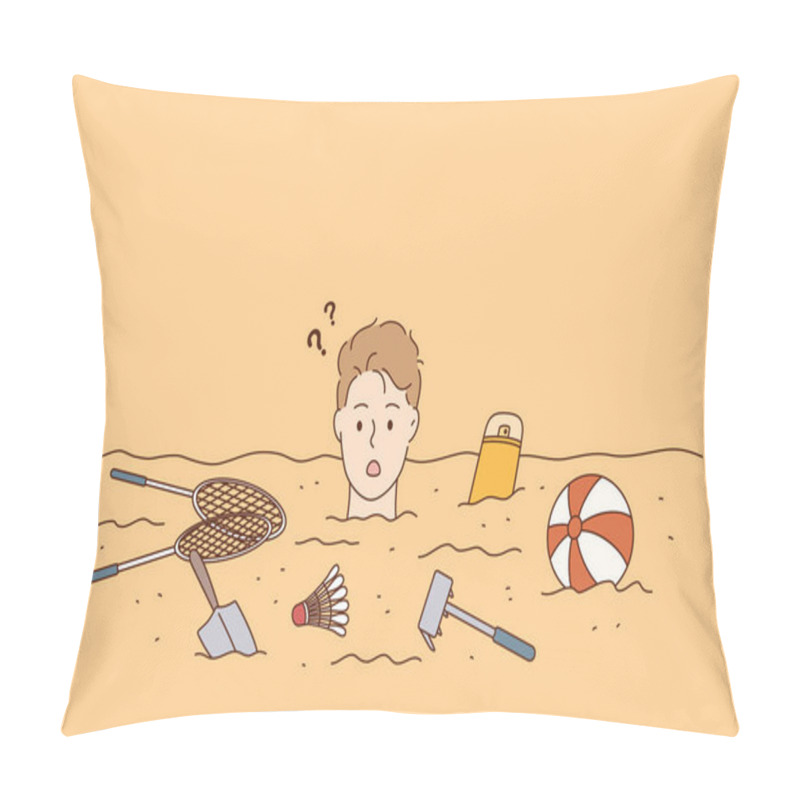 Personality  Summer Holidays, Beach, Recreation Concept Pillow Covers