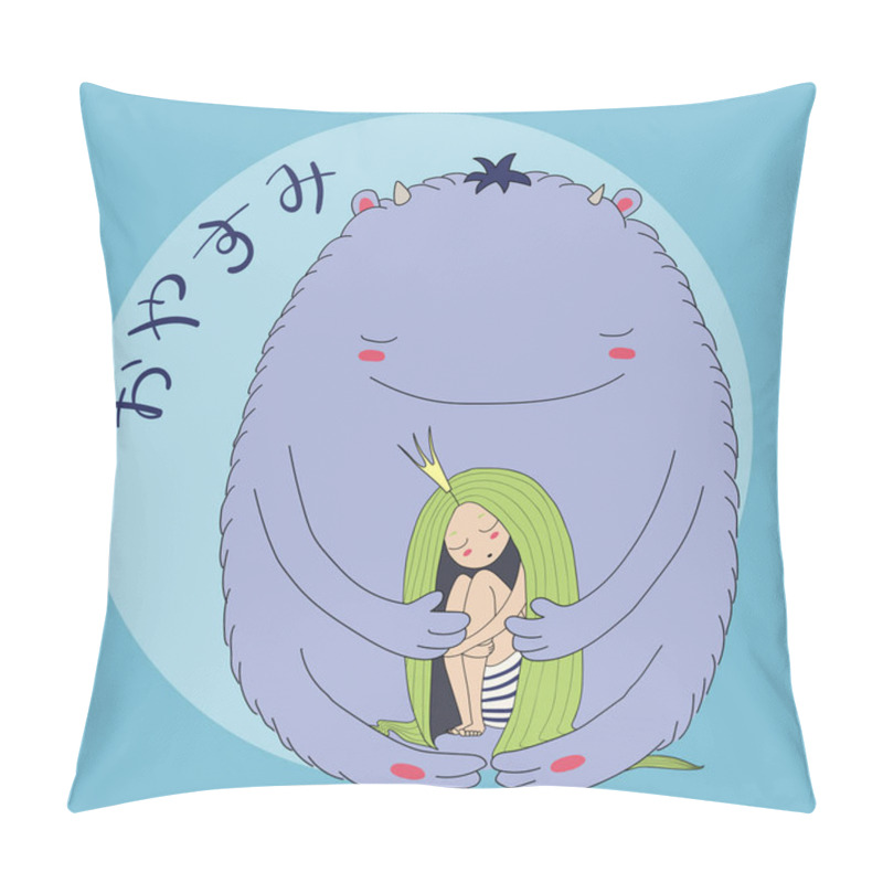 Personality  Night Princess Monster Pillow Covers