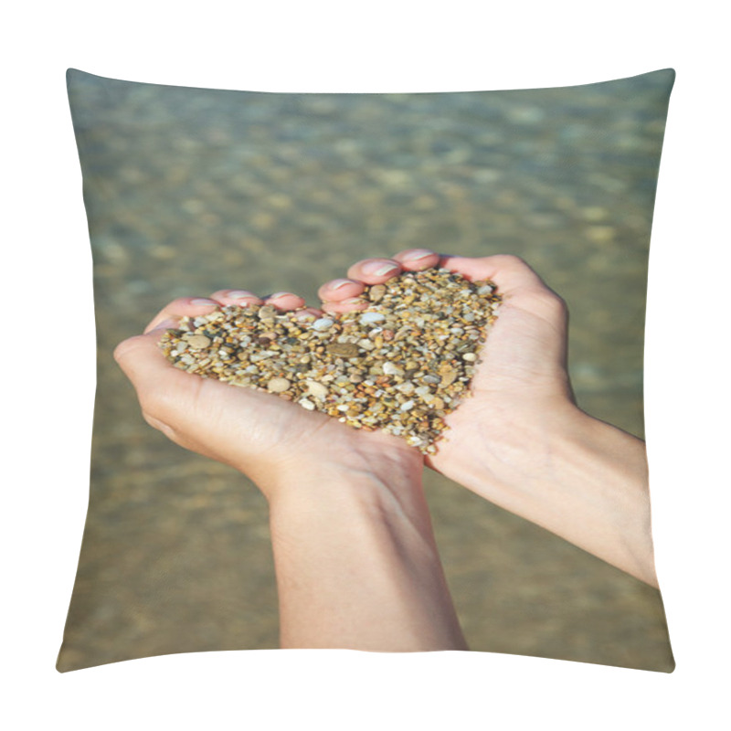 Personality  Heart In Hands Pillow Covers