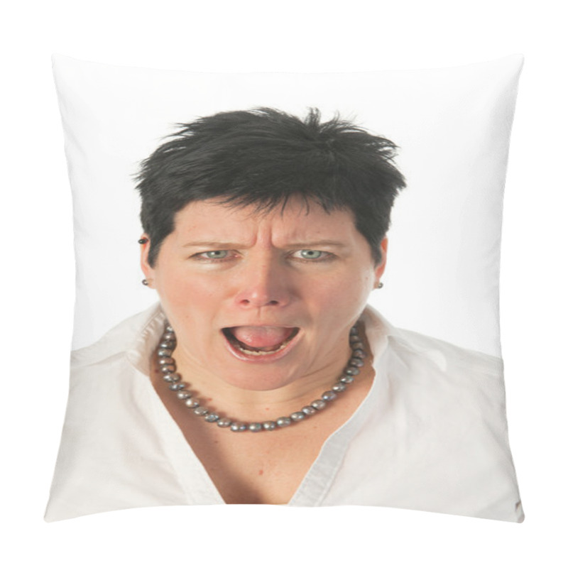 Personality  Young Woman Pillow Covers