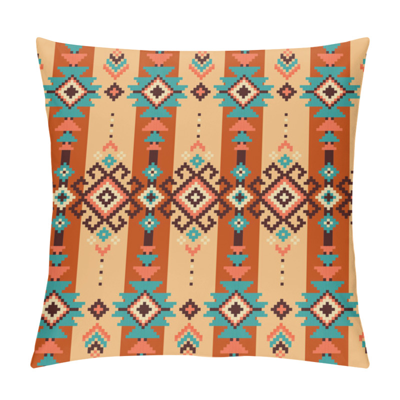 Personality  Abstract Tribal Pattern,geometric Ethnic, Native American Ornament. Pillow Covers