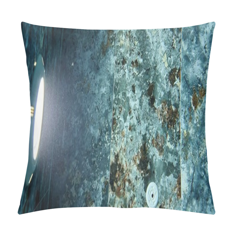 Personality  Swimming Pool Lighting And Clear Transparent Water. Pillow Covers