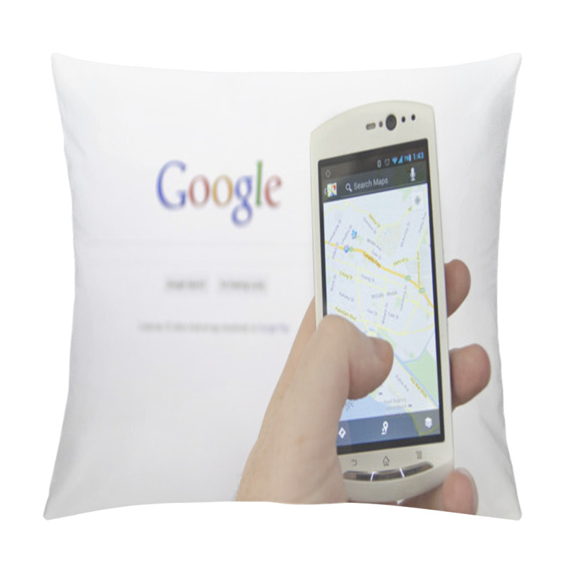 Personality  Google Maps Pillow Covers