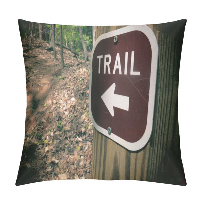 Personality  Trail Marker Pillow Covers