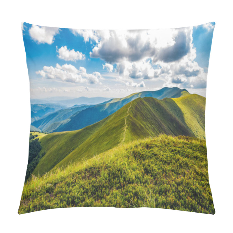 Personality  Lovely Green Grassy Hills Of Mountain Ridge Pillow Covers