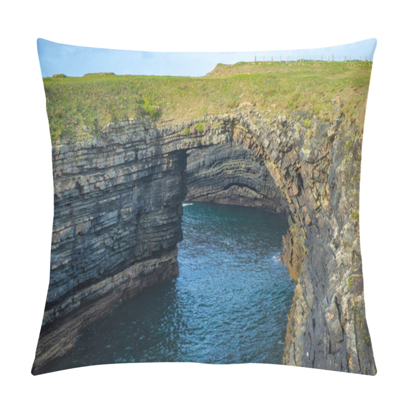 Personality  Walking Around The Spectacular Bridges Of Ross In County Clare, Ireland Pillow Covers