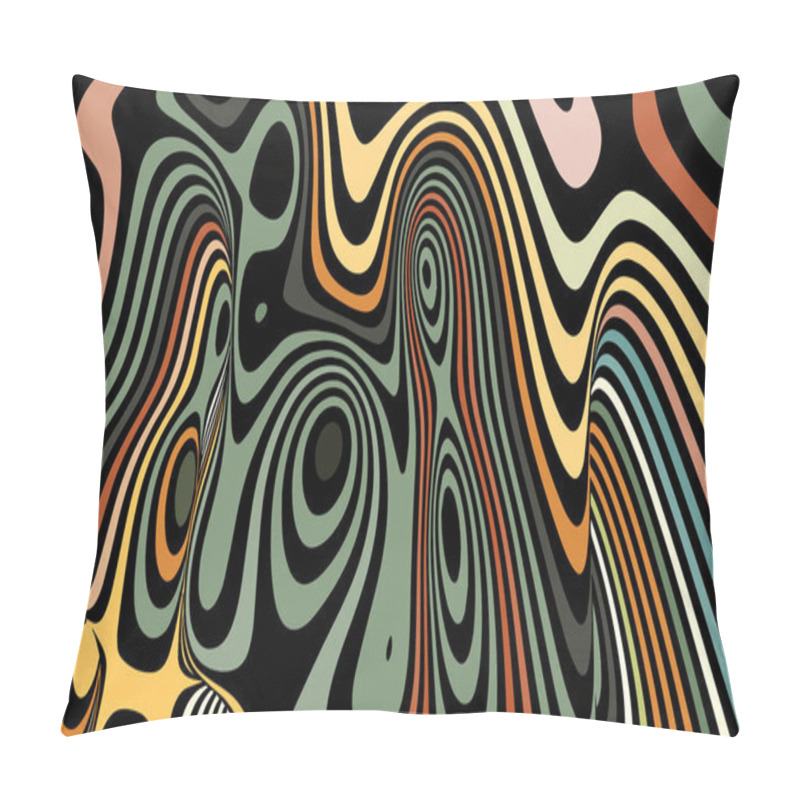 Personality  Abstract Background In The Form Of Zebra Patterns Pillow Covers