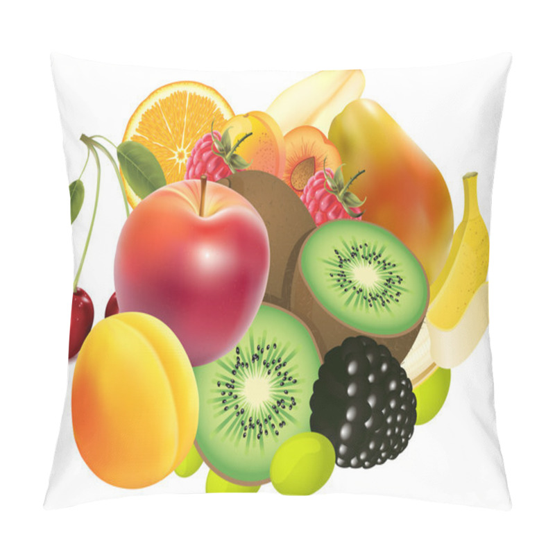 Personality  Variety Of Exotic Fruits Pillow Covers