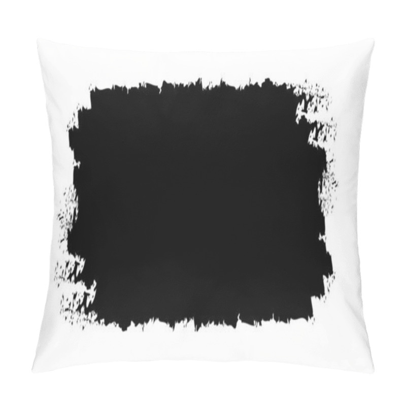 Personality  Stripe Brush Marks, Stain Ink, Hand Drawn Paint, Artistic Brush Pillow Covers