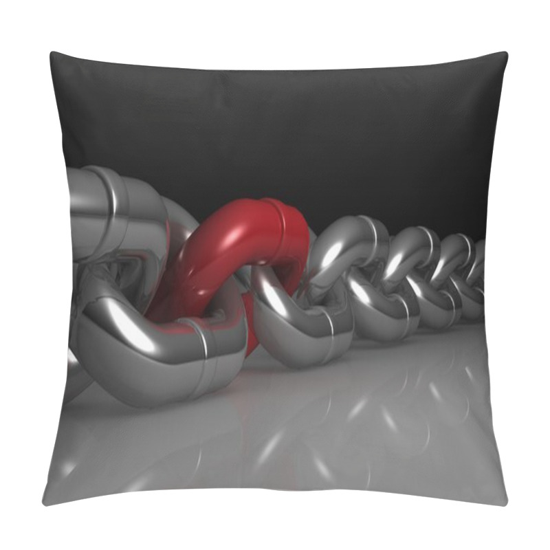 Personality  Chain Link Close Up Pillow Covers