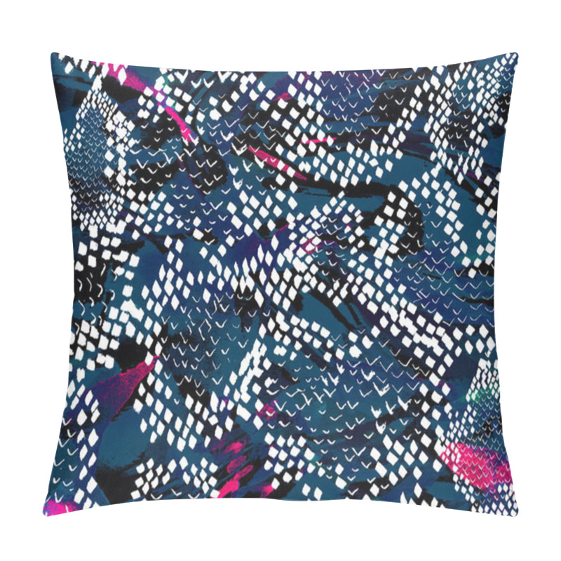 Personality  Snake Seamless Pattern. Pillow Covers