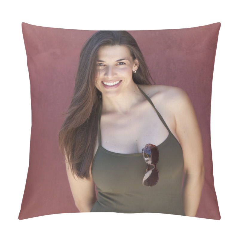 Personality  Cute Latin Girl In Summer Pillow Covers