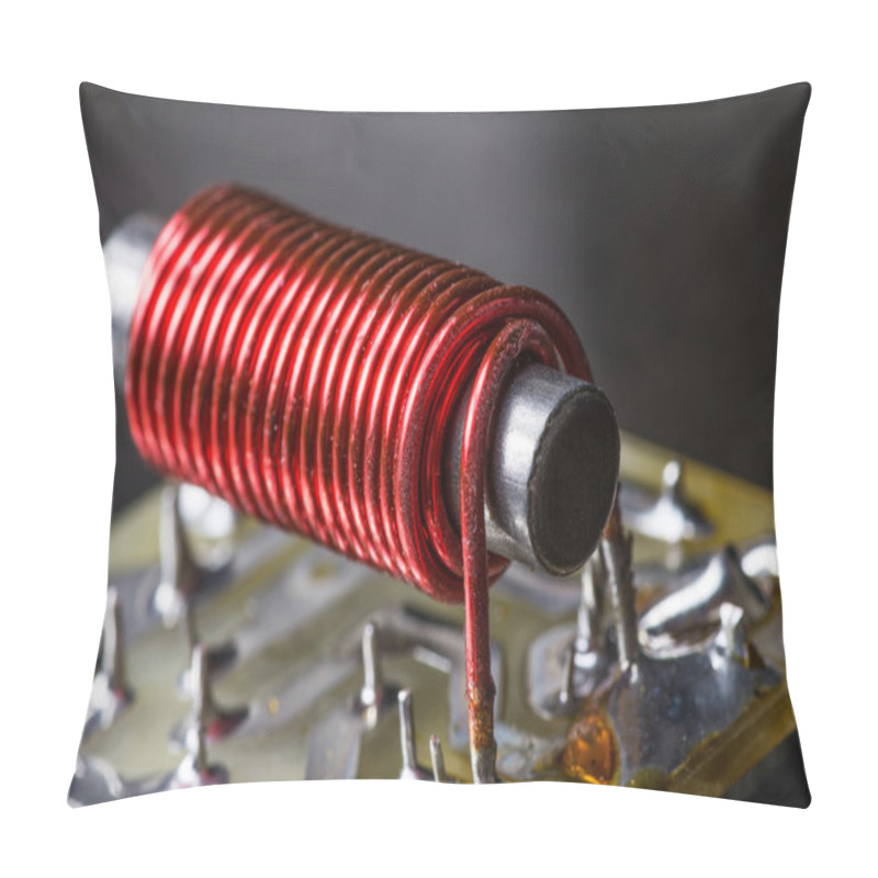 Personality  Electrical Coil With Iron Core Pillow Covers