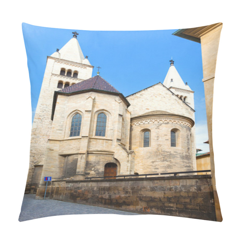 Personality  Prague, Czech Republic St Georges Basilica And Convent Present Romanesque Pillow Covers