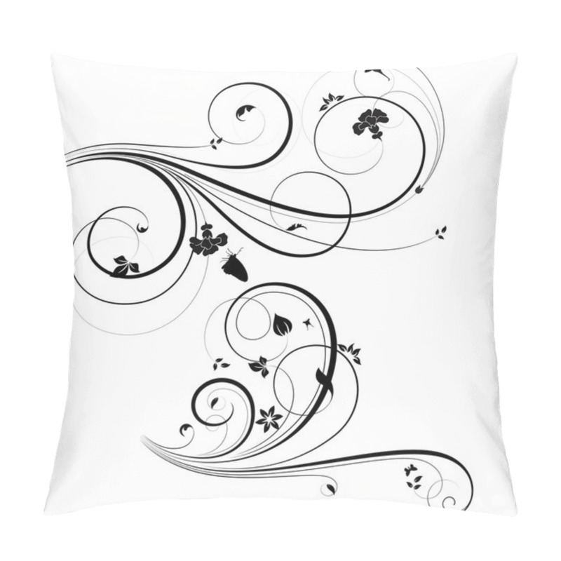 Personality  Swirls Vectors Pillow Covers