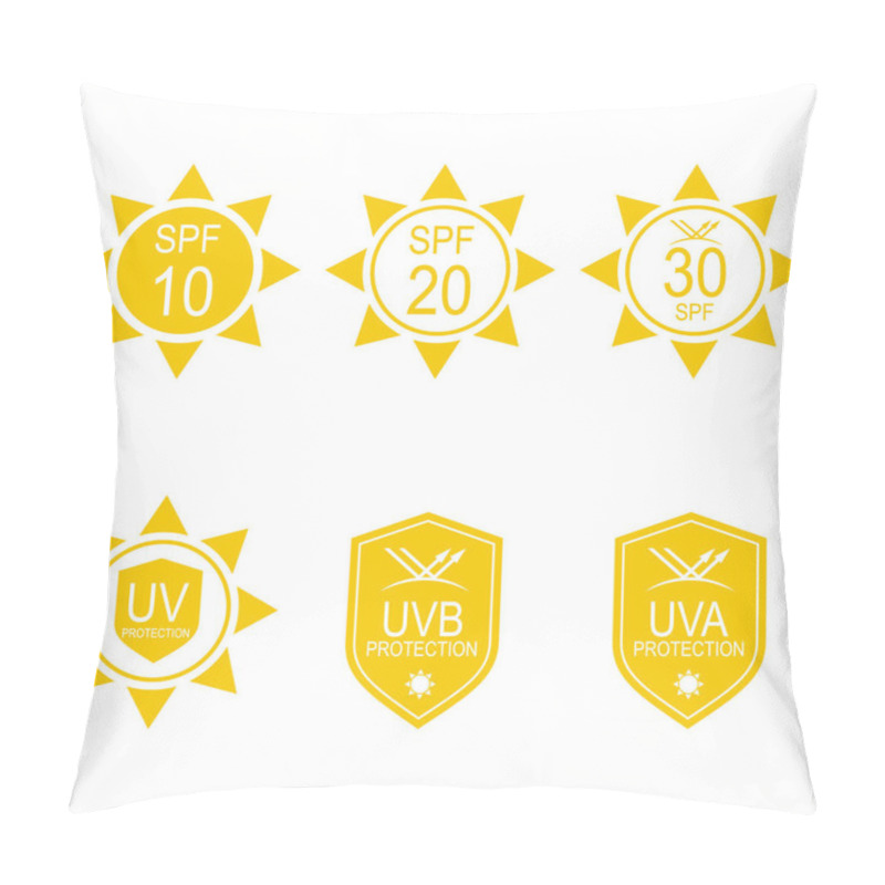 Personality  Vector Set Icons SPF Pillow Covers