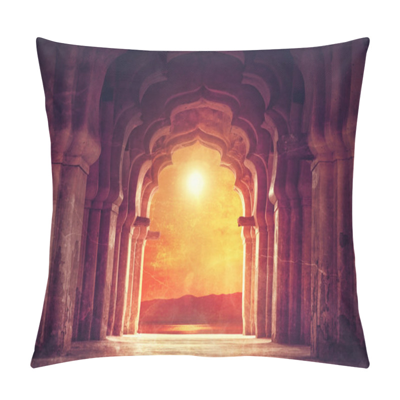 Personality  Old Temple In India Pillow Covers