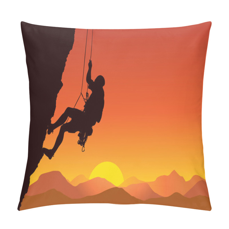 Personality  Rock Climber Pillow Covers