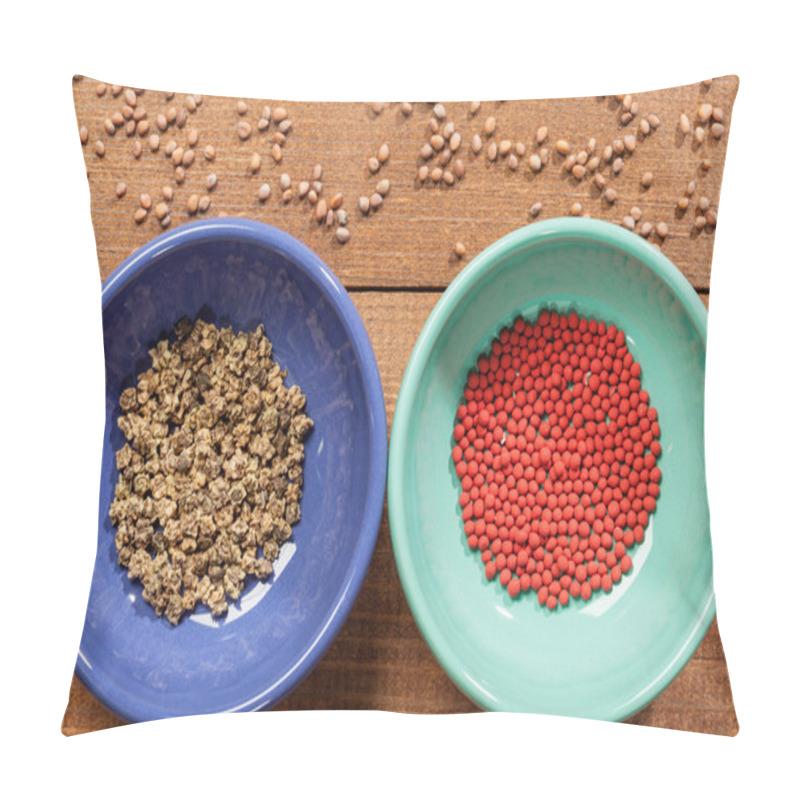 Personality  Dry Seeds In Bowls Pillow Covers