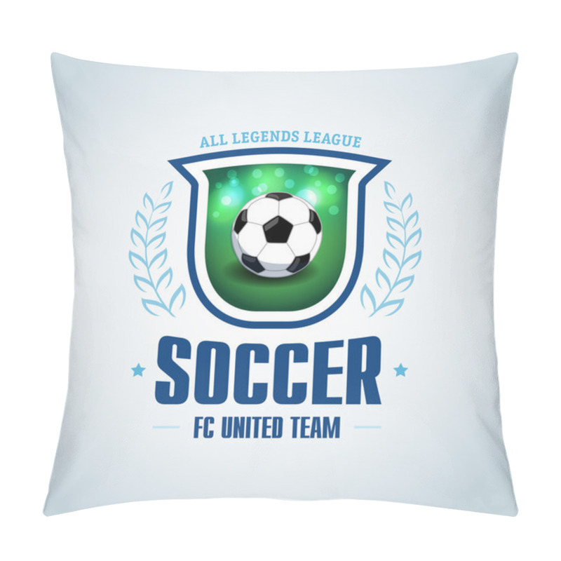 Personality  Soccer Football Badge Logo Pillow Covers