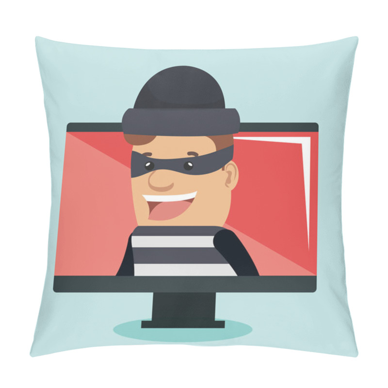 Personality  Theft Identity Avatar Character Pillow Covers