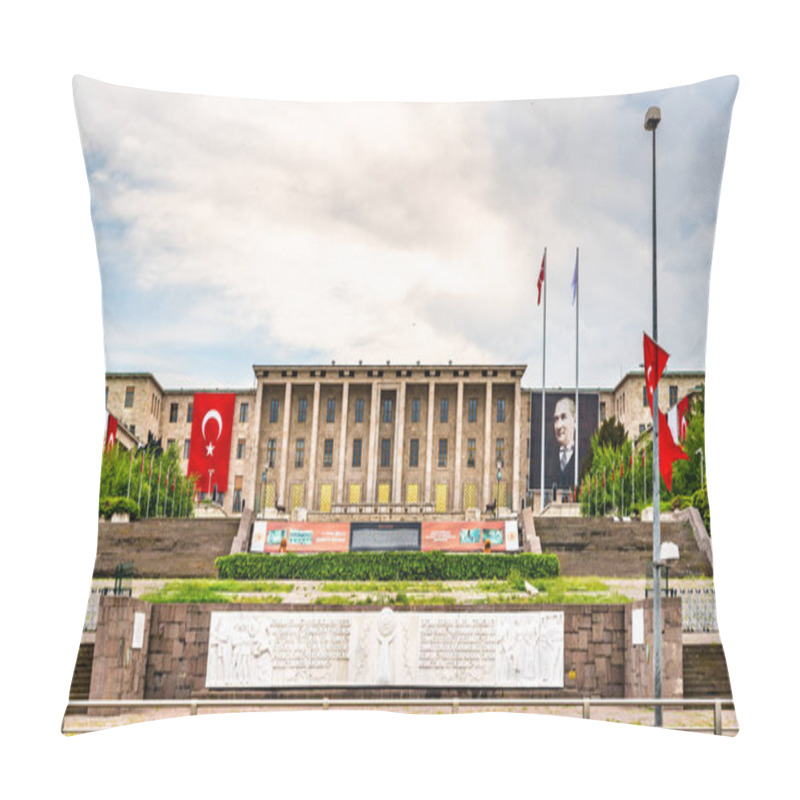 Personality  The Grand National Assembly Of Turkey In Ankara Pillow Covers