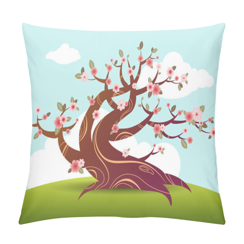 Personality  Blossom Tree Bonsai Japanese Pillow Covers