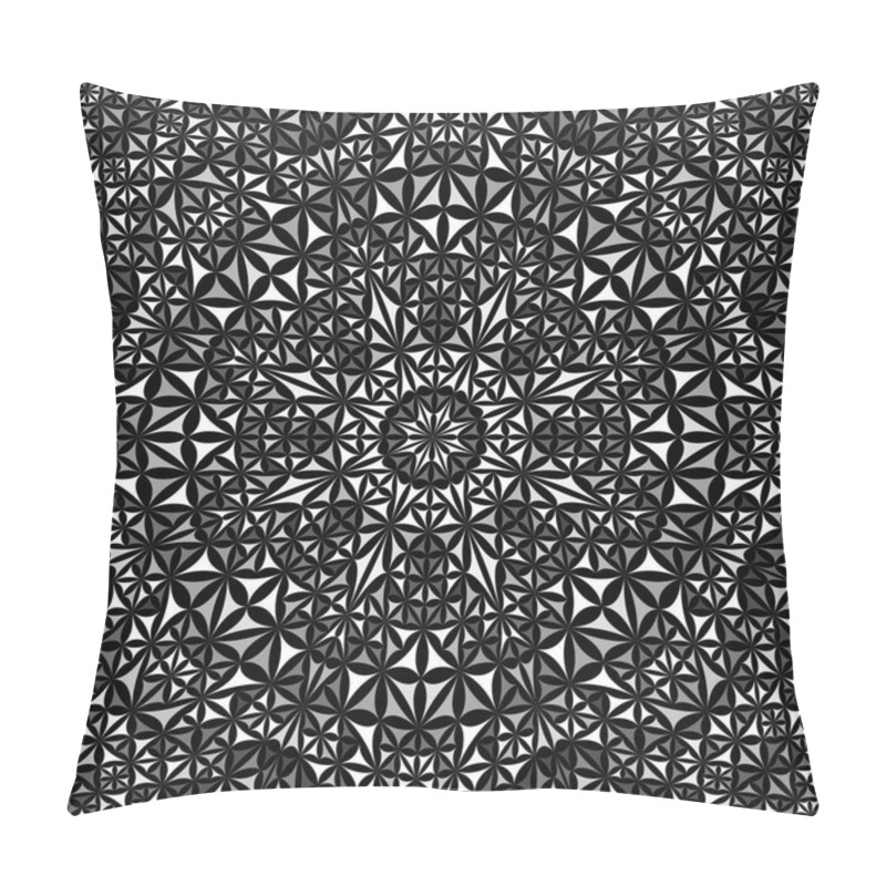 Personality  Grey Repeating Kaleidoscope Pattern Background Design Pillow Covers