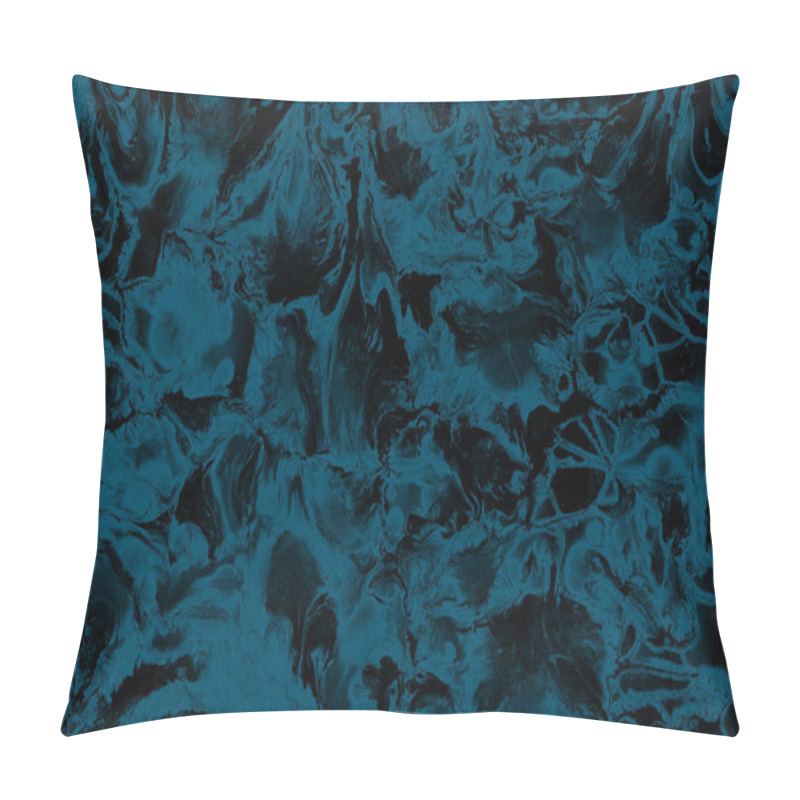 Personality  Acrylic Paint On Paper Texture. Chaotic Abstract Organic Design. Pillow Covers