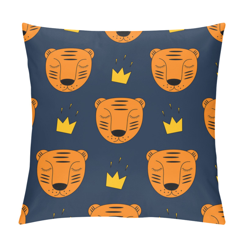 Personality   Tigers Seamless Pattern Pillow Covers