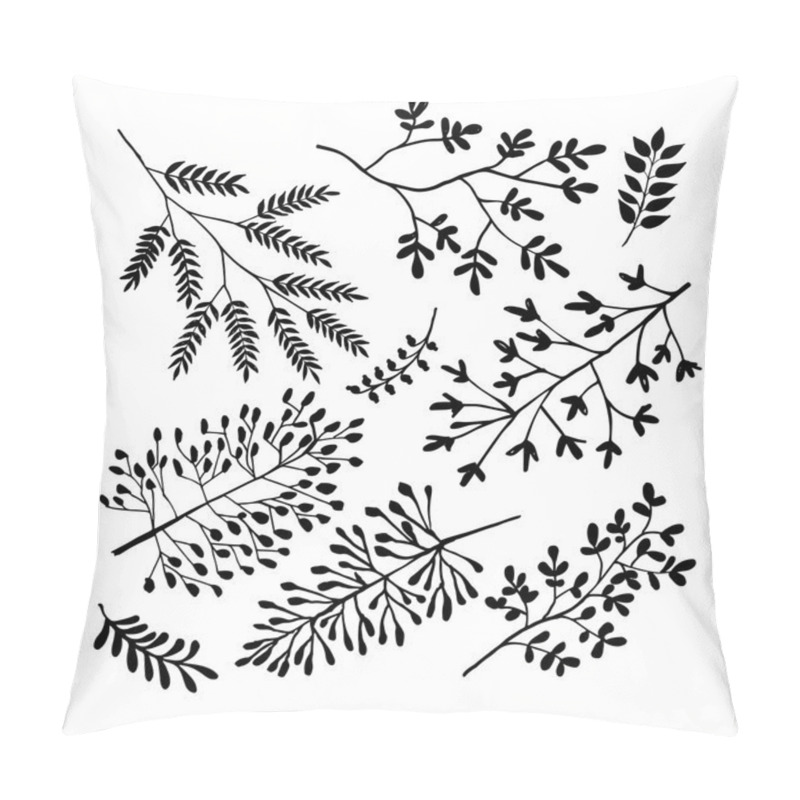 Personality  Decorative Plants And Flowers Collection. Pillow Covers