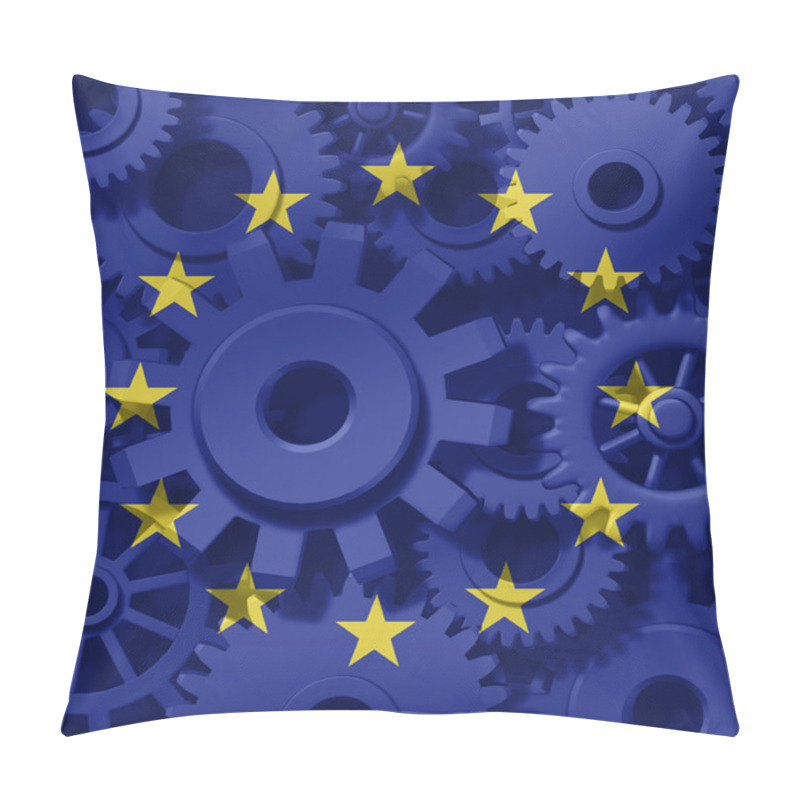 Personality  Europe Economy Symbol Pillow Covers