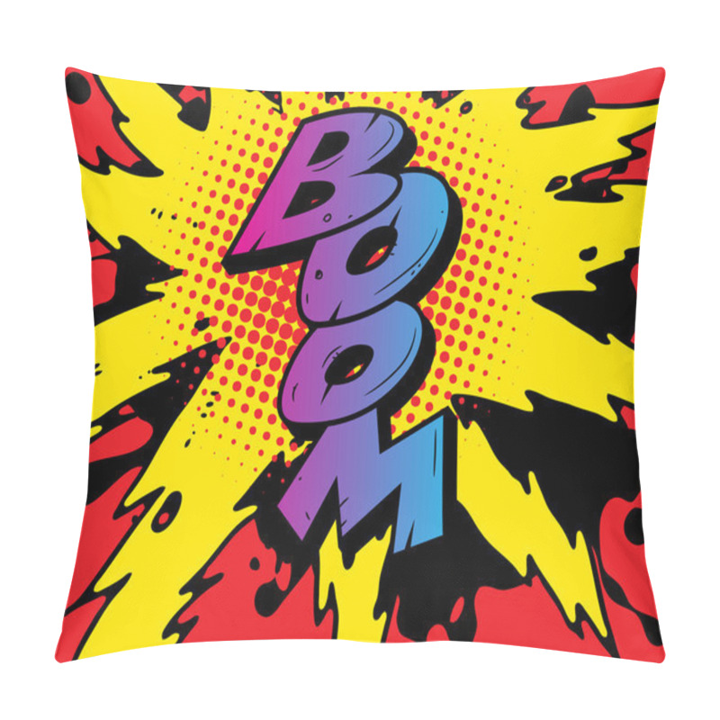 Personality  Comic Book Explosion Pillow Covers