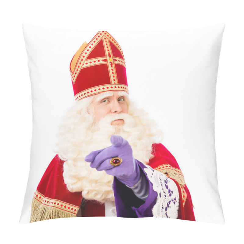 Personality  Sinterklaas With Pointing Finger Pillow Covers