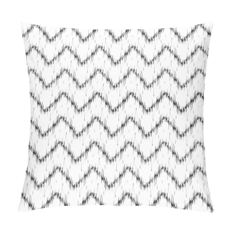 Personality  Vector Seamless Ikat Pattern Pillow Covers