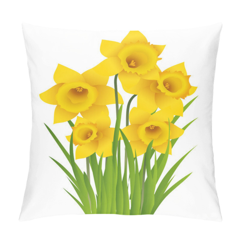 Personality  Daffodil Pillow Covers